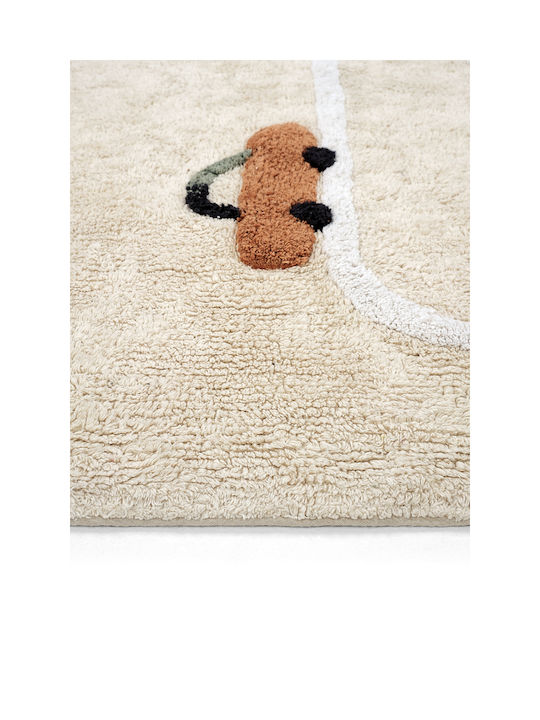 SteweHome Kids Cotton Blue Rug 120x180cm Thickness 100mm