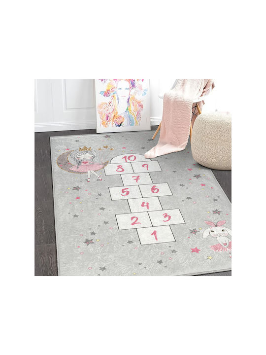 SteweHome Kinderteppich Grau 120x180cm Dicke 60mm