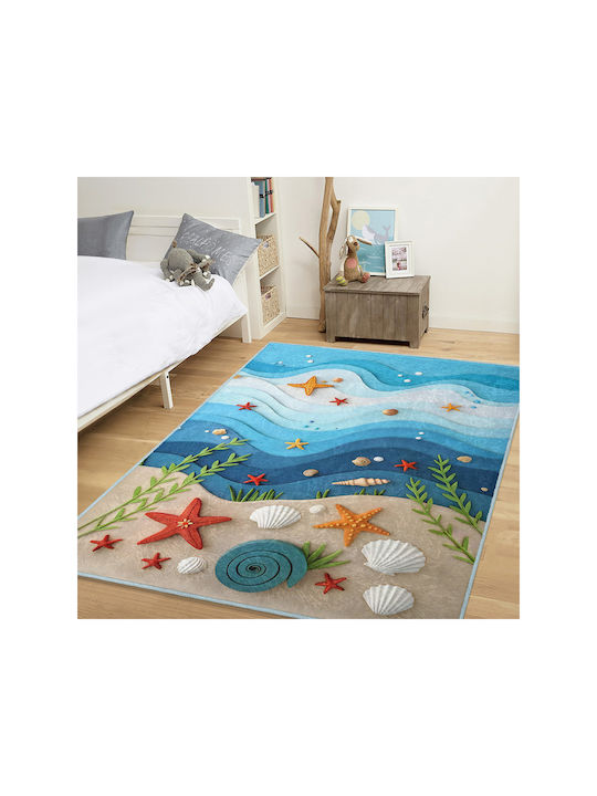 SteweHome Kids Orange Rug 120x250cm Thickness 60mm