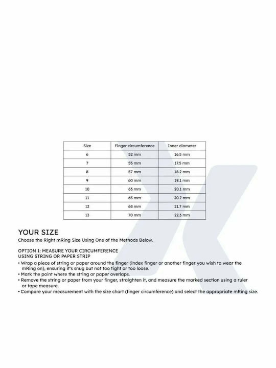 MaxCom mRing MR100 20.7mm Wasserdicht mit Pulsmesser Silber