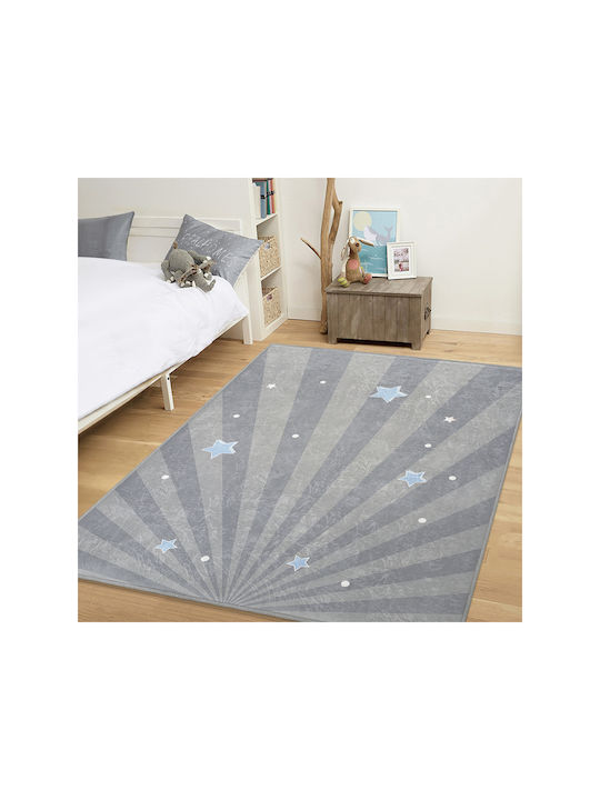 SteweHome Kinderteppich Sterne Blau 80x150cm Dicke 60mm
