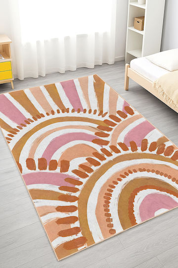 SteweHome Παιδικό Χαλί Πολύχρωμο 100x250cm Πάχους 60mm