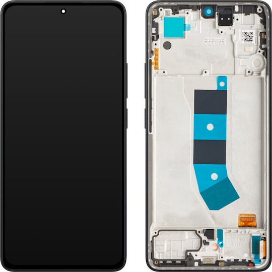 Xiaomi Екран със Сензорен Механизъм и Подрамка за Redmi Note 13 4G Черен
