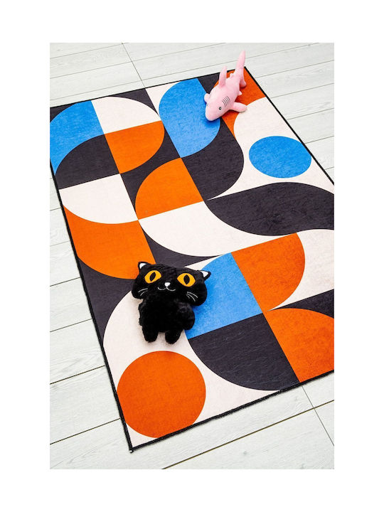 SteweHome Παιδικό Χαλί Πορτοκαλί 80x300cm Πάχους 60mm