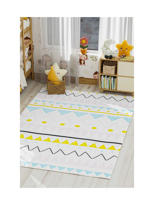 SteweHome Παιδικό Χαλί Μπλε 160x250cm Πάχους 60mm