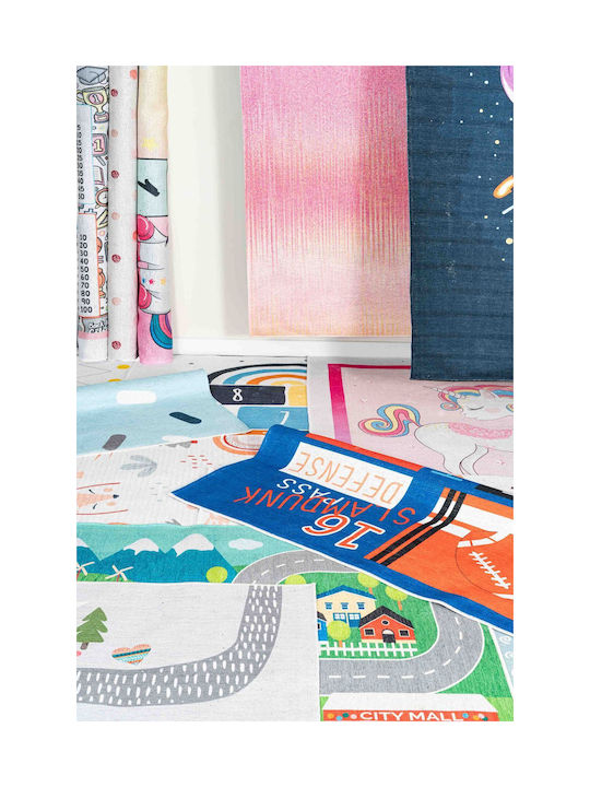 SteweHome Kinderteppich Blau 80x250cm Dicke 60mm