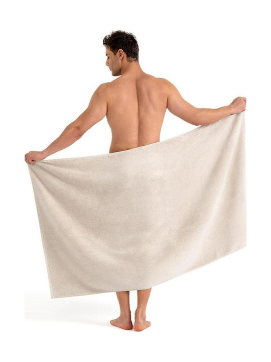 SteweHome Πετσέτα Προσώπου 50x90εκ. Καφέ 4τμχ Βάρους 600gr/m²