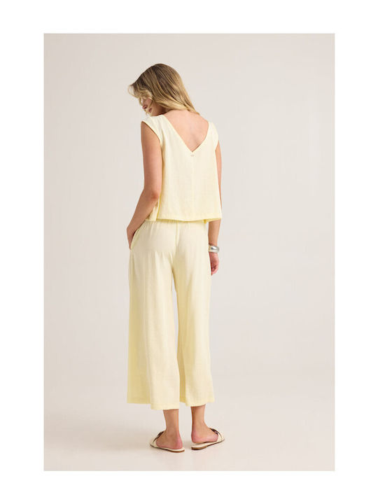 Women's Fabric Trousers Butter