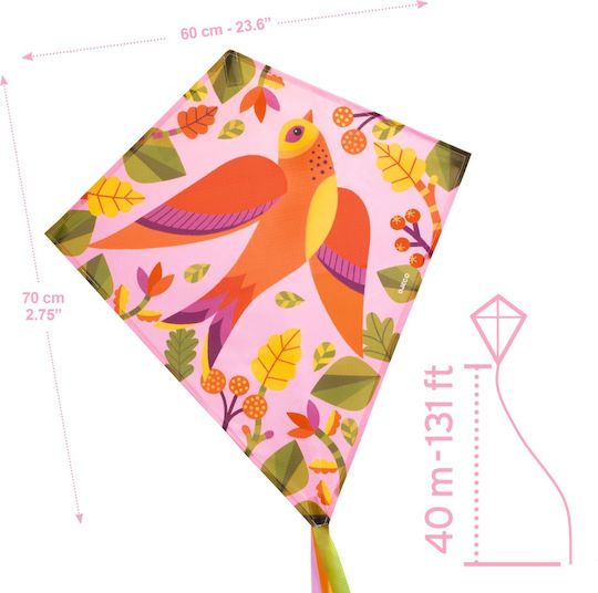 Djeco Хвърчило Bird с Опашка 60x70см 1бр