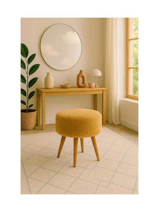 Wooden Retro Footstool 38x45x38cm