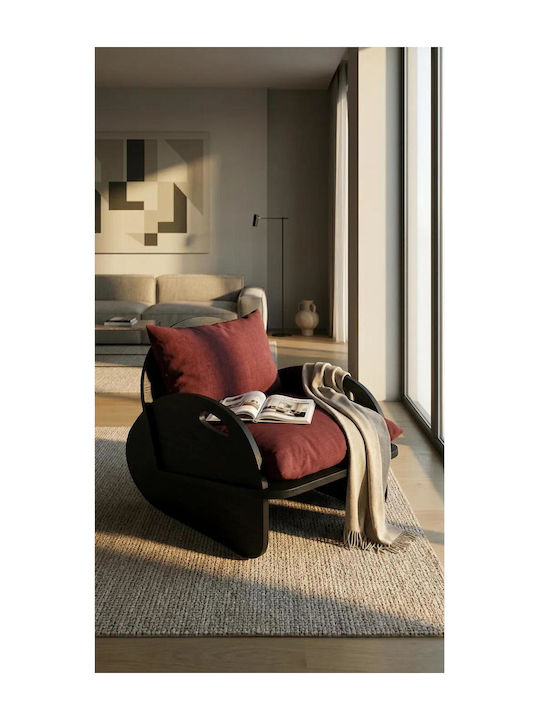 Black Armchair 65x55x55cm