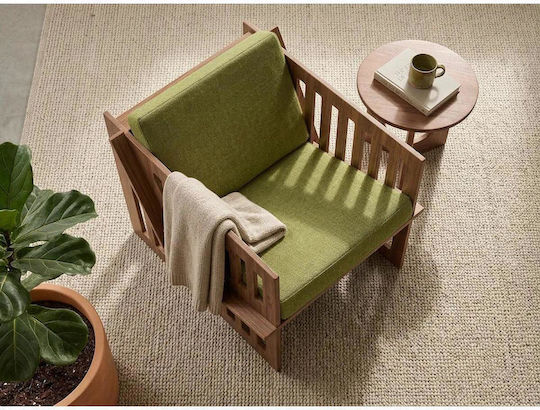 Armchair 65x82x42cm Green Armchair 65x82x42cm Green