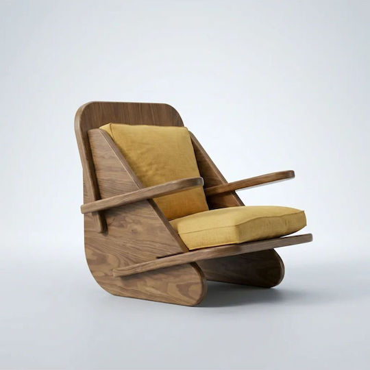 Armchair 65x55x55cm Brown Armchair 65x55x55cm Brown
