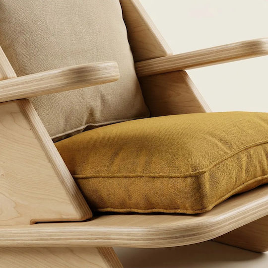 Scaun De Relaxare Bej 65x60x60cm