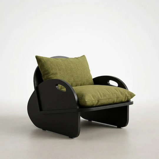 Armchair 65x55x55cm Khaki Armchair 65x55x55cm Khaki