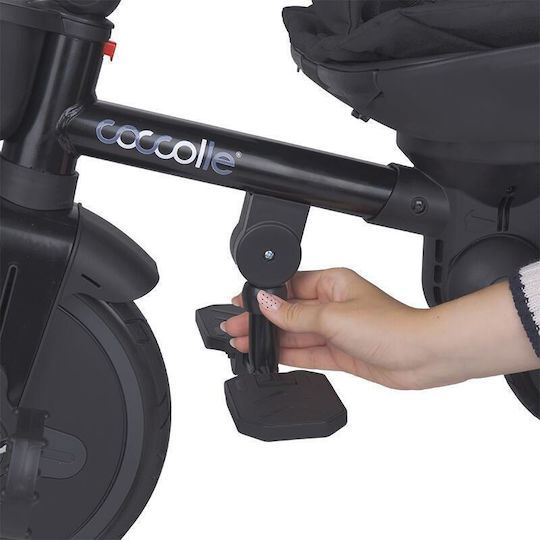 Coccolle Τρίκυκλο Ποδήλατο Πτυσσόμενο με Χειρολαβή Γονέα για 5+ Ετών Ροζ