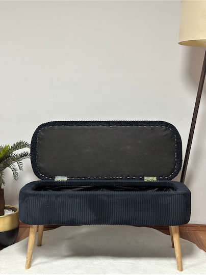 Costway Hocker Für Das Wohnzimmer Mit Stauraum Schwarz