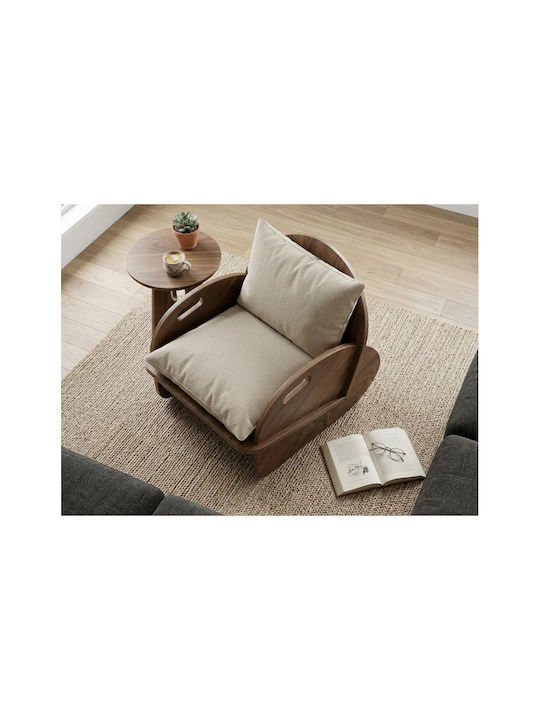 Beige Armchair 65x55x55cm