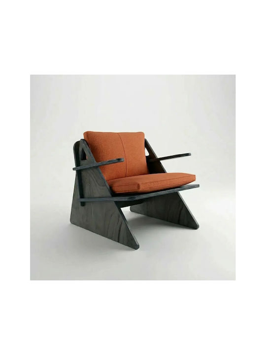 Orange Armchair 65x55x45cm