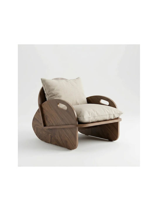 Beige Armchair 65x55x55cm