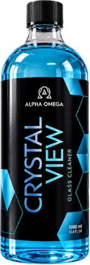 Alpha Omega Crystal View Alpha Omega – Glass Cleaner Liquid Car Windows 1lt