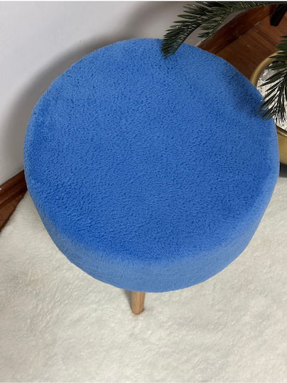 Hocker Für Das Wohnzimmer Hölzernes Blaue