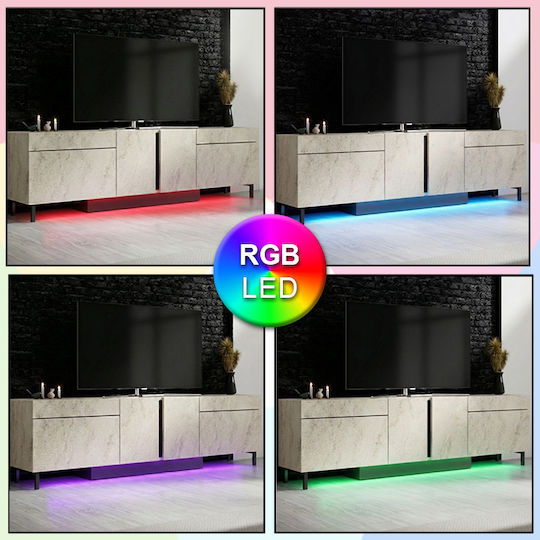 Arlen Επιδαπέδιο με Φωτισμό Led 180x32x50εκ. Arlen Επιδαπέδιο με Φωτισμό Led 180x32x50εκ.