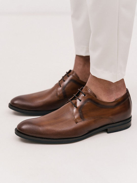 Leather Men's Casual Shoes Tabac Brown