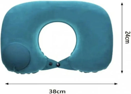 Inflatable Travel Pillow Orange