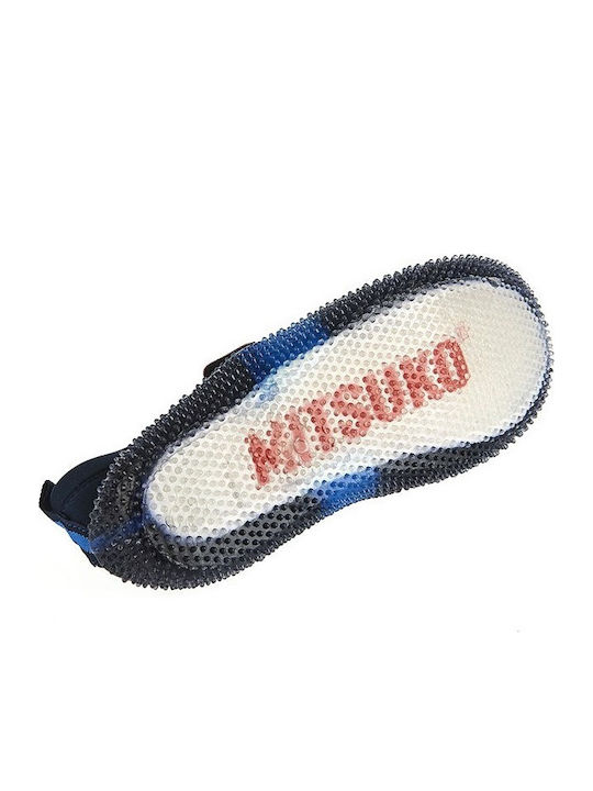 Mitsuko Herren Strandschuhe Aqua Blau