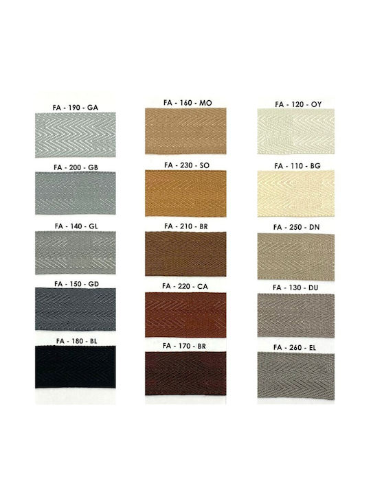 FS Wooden Shading Blind In Black Colour W100xH100cm