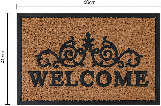 MRShome MRShome Fußmatte aus Gummi 40x60cm
