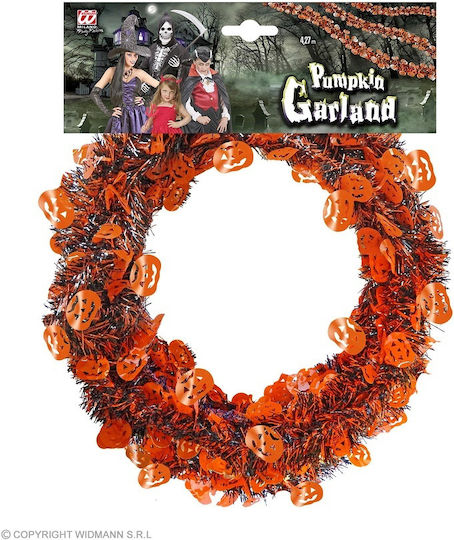 Carnival Garland Pumpkin Tinsel 4m