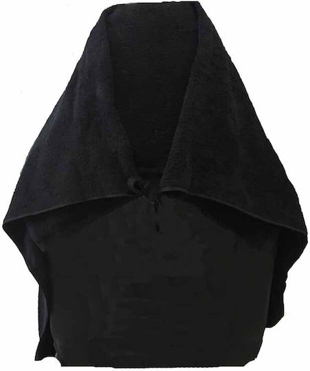 Front Car Seat Cover Towel Black Loose 160x90cm 1 Piece 02365