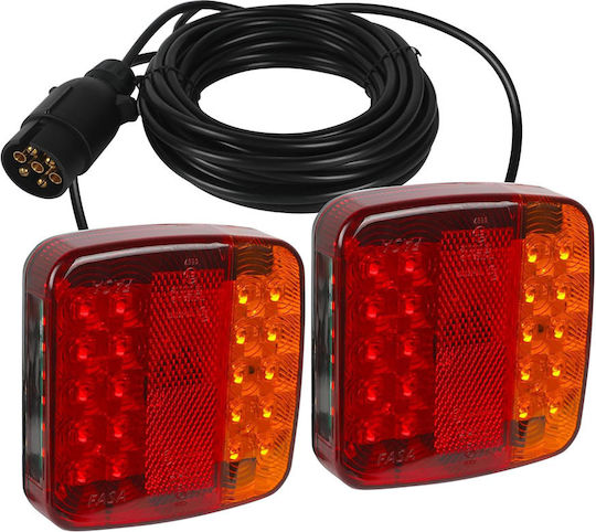 Set Lumini Trailer LED cu magnet 12V 2buc