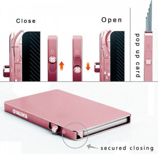 MagSafe Kartenetui in Rosa Farbe
