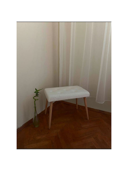 Living Room Wooden Stool Gourgken 60x35x35cm
