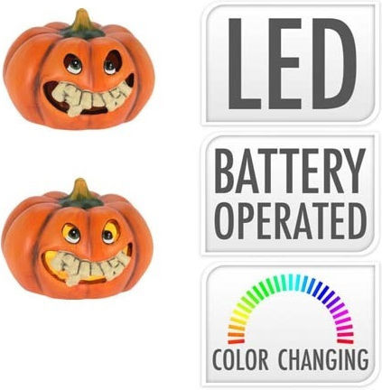 Αποκριάτικη Κολοκύθα Led 9εκ