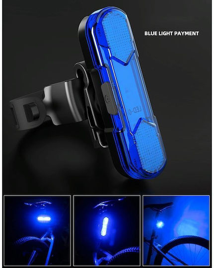 Led Rechargeable Rear Bicycle Light