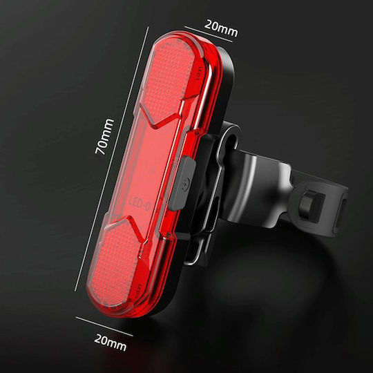 Led Rechargeable Rear Bicycle Light