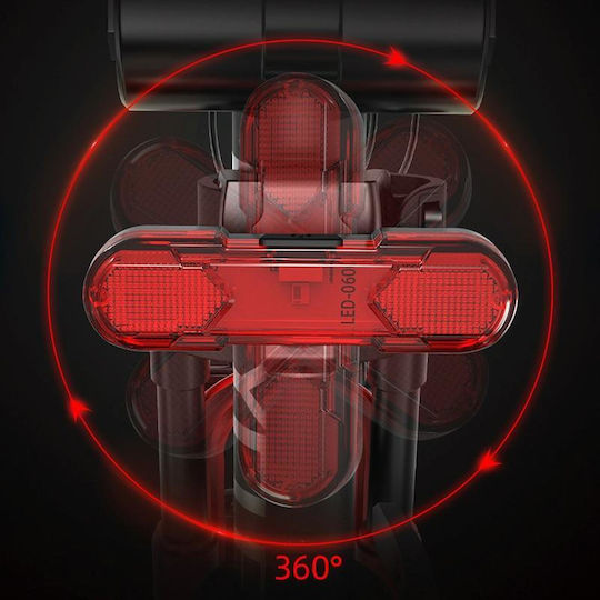 Led Rechargeable Rear Bicycle Light