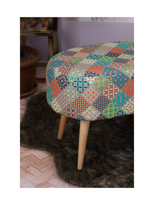 Wooden Multicolour Living Room Stools