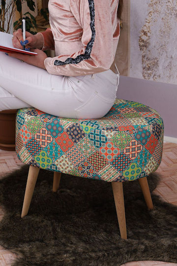 Hocker Für Das Wohnzimmer Hölzernes Mehrfarbig