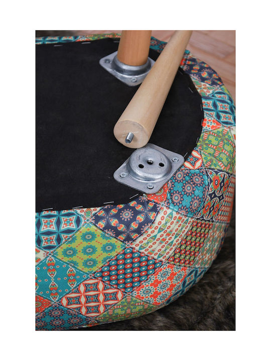 Wooden Multicolour Living Room Stools