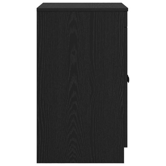 vidaXL Badezimmer Waschtisch-Einheit Ohne Waschbecken M54xB41xH70cm Schwarz