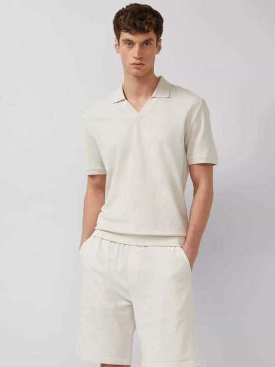 Polo Short Sleeve Blouse Cream