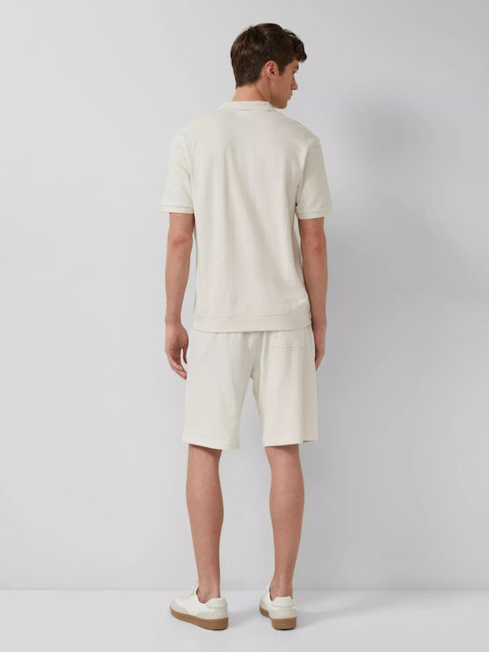 Polo Short Sleeve Blouse Cream