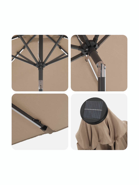 Umbrelă Rotundă Din Aluminiu Maro Φ3m