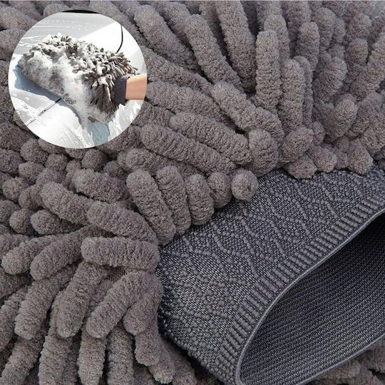 Microfiber Car Wash Glove Dark Gray 20x25cm Er D L