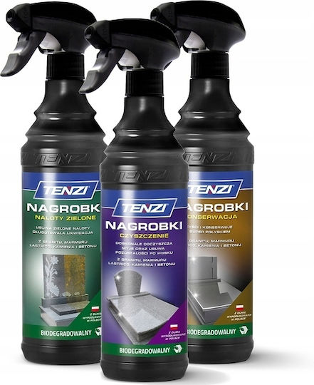Tenzi Reinigungs- und Pflege-Set für Autoteile 3x600ml